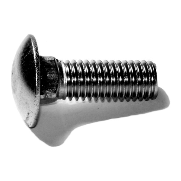 Midwest Fastener Carriage Bolt, Square Neck, 13 (Coarse), 1-1/2 in L, 18-8 Stainless Steel, 5 PK 78922 - main